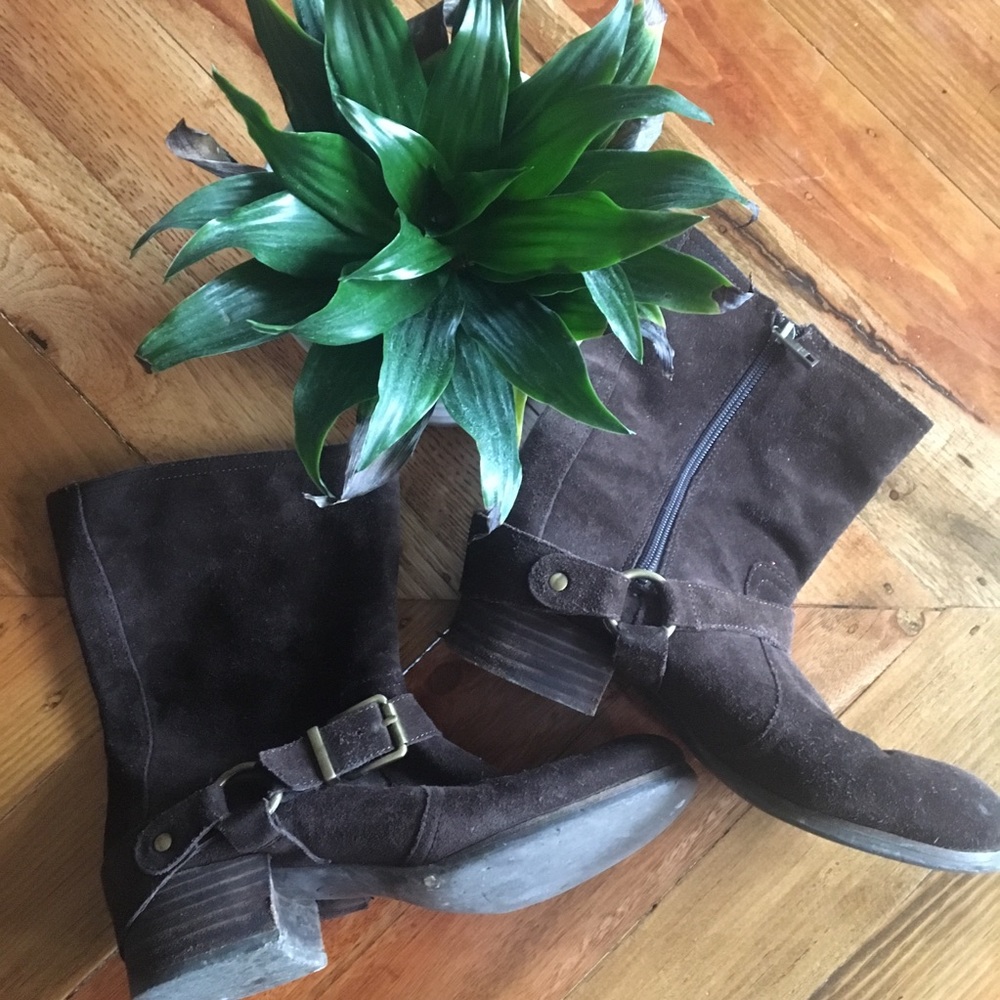 Jessica Simpson Suede Leather Booties